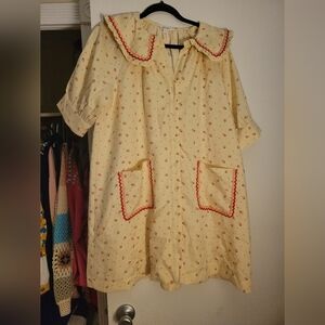 Charming Cream Polka Dot Dress